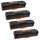 Premium Multipack Toner kompatibel Canon (054H) BK+C+M+Y, 3.100/2.300 Seiten