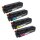Premium Multipack Toner kompatibel Canon (055) BK+C+M+Y (mit neuestem Chip verbaut) 2.300/2.100 Seiten