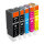 5-er Multipack Premium Drucker-Patronen kompatibel Canon (PGI-580 XXL / CLI-581 XXL) BK+PBK+C+M+Y, 28ml/13ml