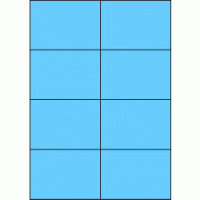Premium Papier-Etiketten, 105x74 mm, Blau, 400 Etiketten,...