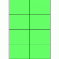 Premium Papier-Etiketten, 105x74 mm, Grün, 400...