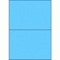 Premium Papier-Etiketten, 210x148 mm, Blau, 100...