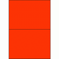 Premium Papier-Etiketten, 210x148 mm, Rot, 100 Etiketten,...
