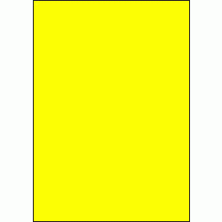 Premium Papier-Etiketten, 210x297 mm, Gelb, 50 Etiketten, 50 Blatt A4 / Pack