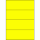 Premium Papier-Etiketten, 210x74 mm, Gelb, 200 Etiketten, 50 Blatt A4 / Pack