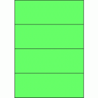 Premium Papier-Etiketten, 210x74 mm, Grün, 200...