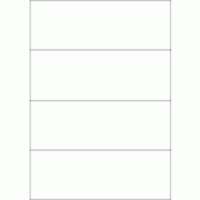 Premium Papier-Etiketten, 210x74 mm, Weiss, 400...