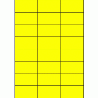 Premium Papier-Etiketten, 70x37 mm, Gelb, 1200 Etiketten,...