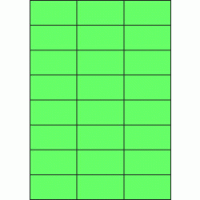 Premium Papier-Etiketten, 70x37 mm, Grün, 1200...