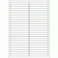 Premium Papier-Etiketten, 97x11 mm, Weiss, 2500...