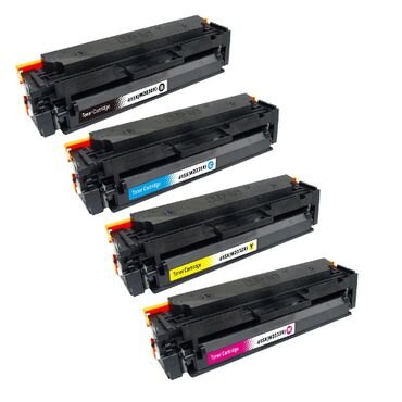 Premium Multipack Toner kompatibel HP (W2030X+W2031X+W2032X+W2033X / 415X) BK+C+M+Y (mit neuestem Chip verbaut) 7.500/6.000 Seiten