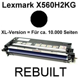 Premium Toner kompatibel Lexmark (X560H2KG) Black 10.000 Seiten