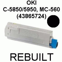 Premium Toner kompatibel Oki (43865724) Black 8.000 Seiten