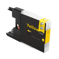 Premium Drucker-Patrone kompatibel Brother (LC-1240 Y)...