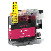 Premium Drucker-Patrone kompatibel Brother (LC-125 XL M)...