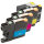 Premium Multipack Drucker-Patronen kompatibel Brother (LC-22E) BK+C+M+Y