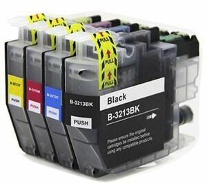 Premium Multipack Drucker-Patronen kompatibel Brother (LC-3213 VAL) BK+C+M+Y, 15ml/10ml