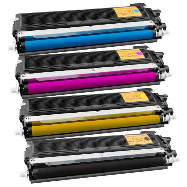 Premium Multipack Toner kompatibel Brother (TN-230) BK+C+M+Y, 2.200/1.400 Seiten