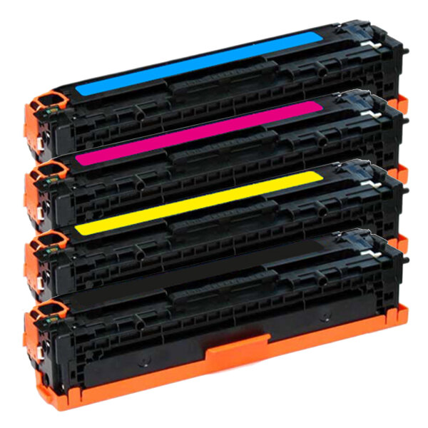 Premium Multipack Toner kompatibel Canon (731) BK+C+M+Y, 2.400/.1500 Seiten