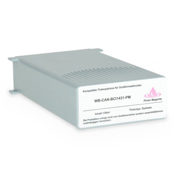 Premium Drucker-Patrone kompatibel Canon (BCI-1431PM) Photo-Magenta