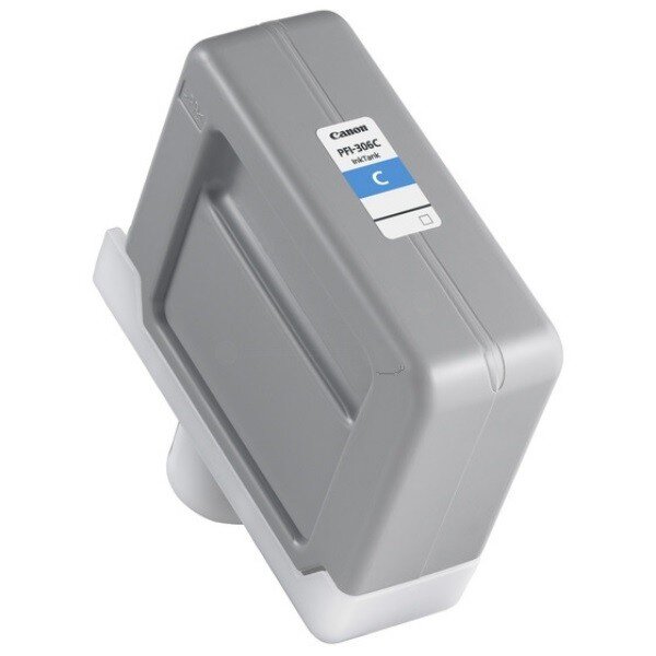 Premium Drucker-Patrone kompatibel Canon (PFI-306 C / 6658B001) Cyan 330ml.