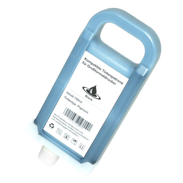 Premium Drucker-Patrone kompatibel Canon (PFI-704 BK / 3861B005) Black 700ml.