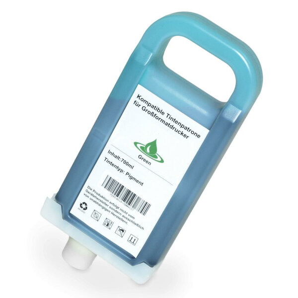Premium Drucker-Patrone kompatibel Canon (PFI-704 G / 3868B005) Grün 700ml.