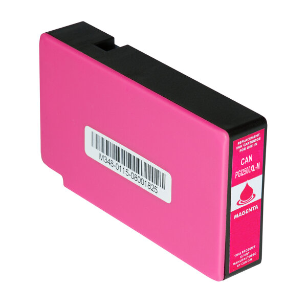 Premium Drucker-Patrone kompatibel Canon (PGI-2500 XLM) Magenta, XL-Inhalt = 19,3ml.