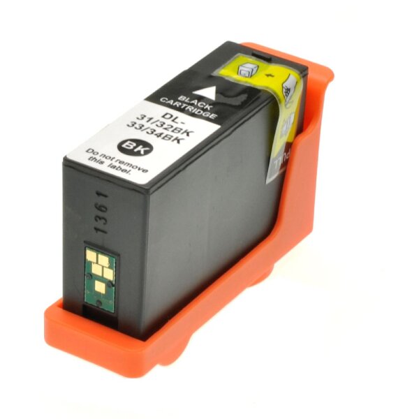Premium Drucker-Patrone kompatibel Dell (592-11812 / R4YG3) Black 28ml.