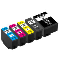 5-er Multipack Premium Drucker-Patronen kompatibel Epson...