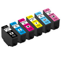 6-er Multipack Premium Drucker-Patronen kompatibel Epson...