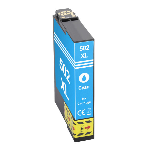 Premium Drucker-Patrone kompatibel Epson (502XL) Cyan, XL-Inhalt = 14ml