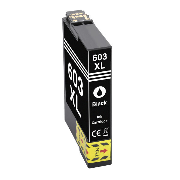 Premium Drucker-Patrone kompatibel Epson (603XL) Black, XL-Inhalt = 17ml