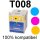 Premium Drucker-Patrone kompatibel Epson (T008) Color