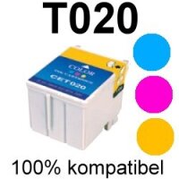Premium Drucker-Patrone kompatibel Epson (T020) Color
