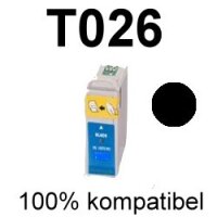 Premium Drucker-Patrone kompatibel Epson (T026) Black