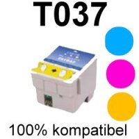 Premium Drucker-Patrone kompatibel Epson (T037) Color