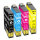 Premium Multipack Drucker-Patronen kompatibel Epson (T0711+T0712+T0713+T0714) BK+C+M+Y, je 14ml