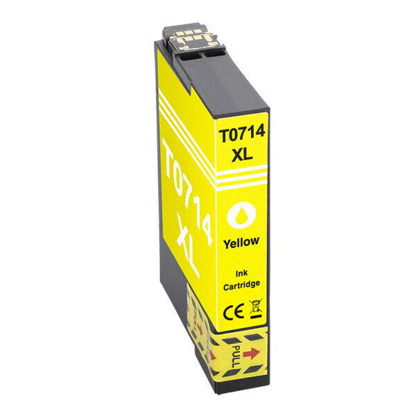 Premium Drucker-Patrone kompatibel Epson (T0714) Yellow 14ml