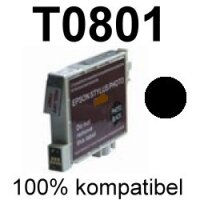 Premium Drucker-Patrone kompatibel Epson (T0801) Black 13ml