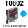 Premium Drucker-Patrone kompatibel Epson (T0802) Cyan 13ml