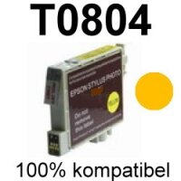 Premium Drucker-Patrone kompatibel Epson (T0804) Yellow 13ml