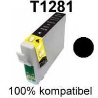 Premium Drucker-Patrone kompatibel Epson (T1281) Black...