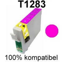 Premium Drucker-Patrone kompatibel Epson (T1283) Magenta...