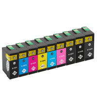 9-er Multipack Premium Drucker-Patronen kompatibel Epson...