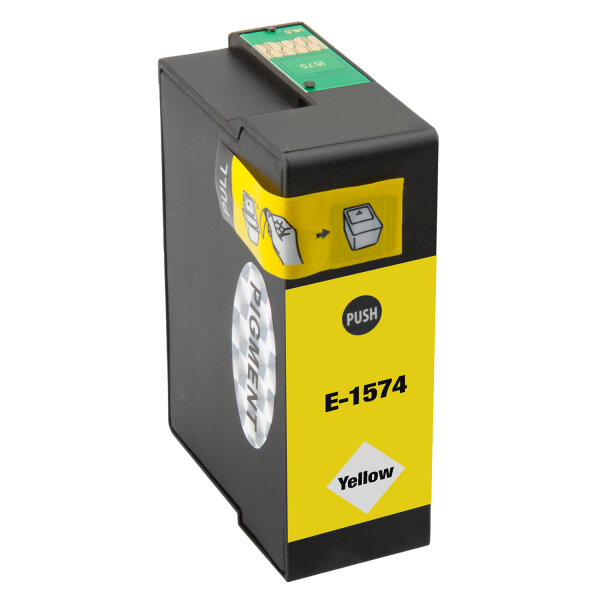 Premium Drucker-Patrone kompatibel Epson (T1574) Yellow 32ml