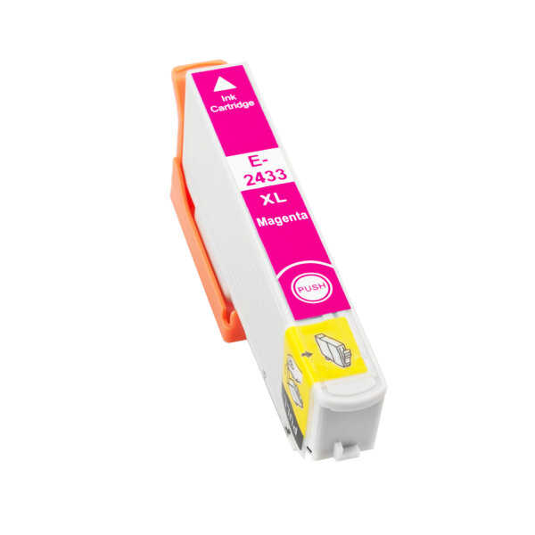 Premium Drucker-Patrone kompatibel Epson (24XL / T2433) Magenta, XL-Inhalt = 15ml
