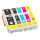 5-er Multipack Premium Drucker-Patronen kompatibel Epson (26XL / T2621+T2631+T2632+T2633+T2634) BK+PBK+C+M+Y, 24,5ml/15ml