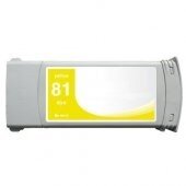 Premium Drucker-Patrone kompatibel HP (Nr.81 / C4933A) Yellow 775ml