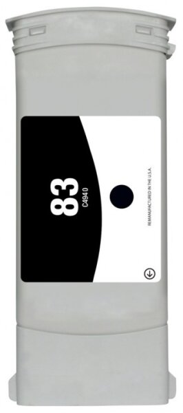 Premium Drucker-Patrone kompatibel HP (Nr.83 / C4940A) UV-Tinte Black 775ml